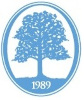 Tree Only Logo: PMS 285 blue and white